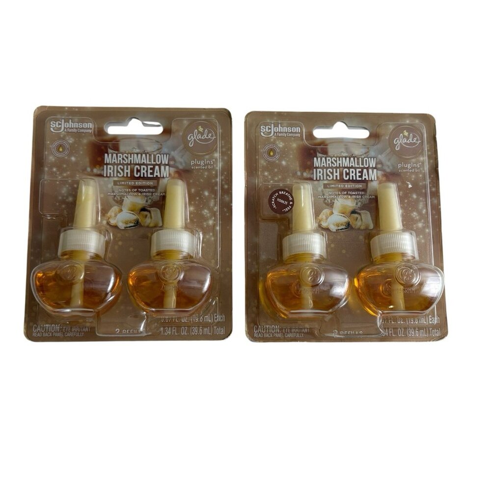 Glade Marshmallow Irish Cream Plug in Refills Limited Edition NEW